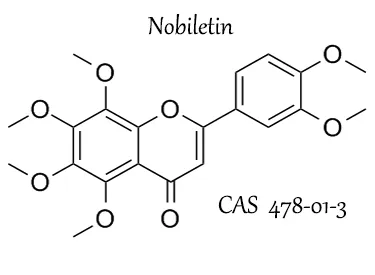 Molecular structural formula of Nobiletin